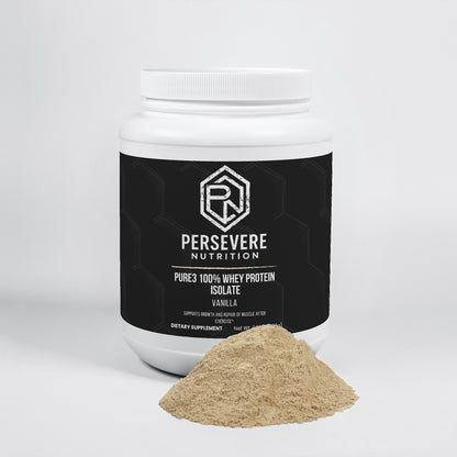 Pure3 100% Whey Protein Isolate (Vanilla)